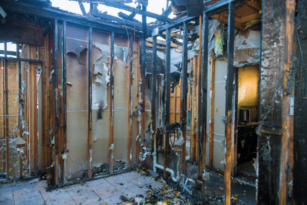 Professional Fire Damage Removal technician working in Kansas, KS
